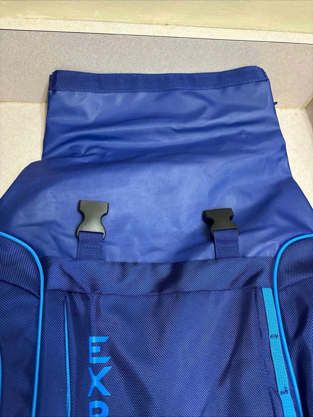 VMware by Broadcom 2025 Explore Laptop Travel Blue Backpack Holds 16” Laptops